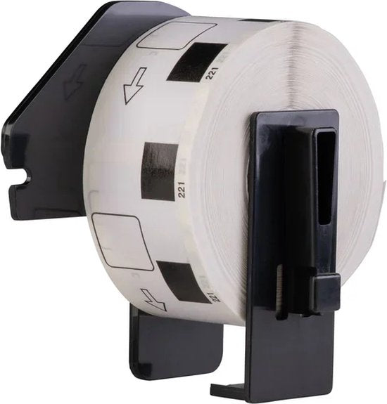 Huismerk label tape voor Brother DK-11204 Zwart op Wit