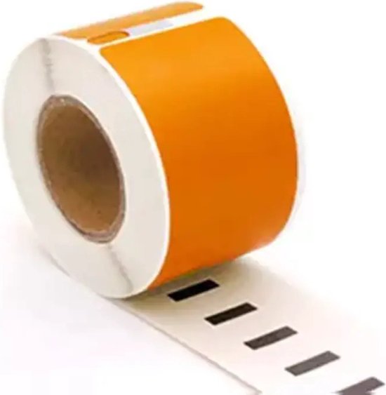 Huismerk label tape voor ymo 99012 oranje