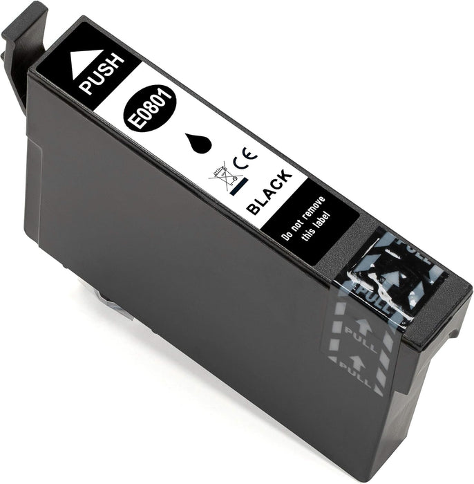 Huismerk Cartridge Epson T0801 Zwart - Inktkenners