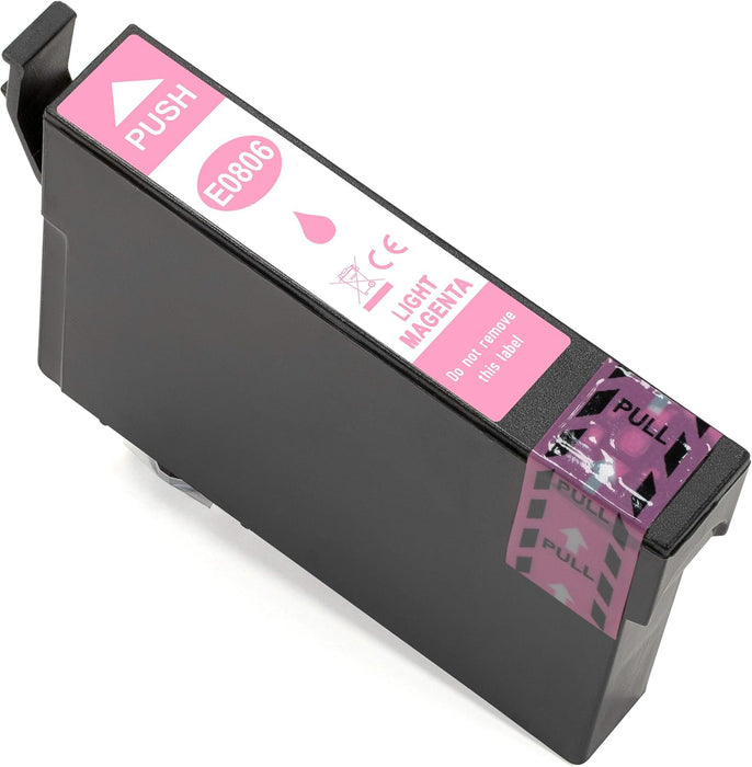 Huismerk Cartridge Epson T0806 Licht Magenta - Inktkenners