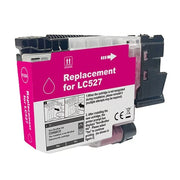 Huismerk Brother LC-527 magenta inktcartridge – scherpe roze/rode afdrukken