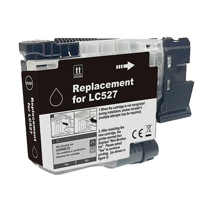 Huismerk Brother LC-527 zwarte inktcartridge – compatibel met Brother printers
