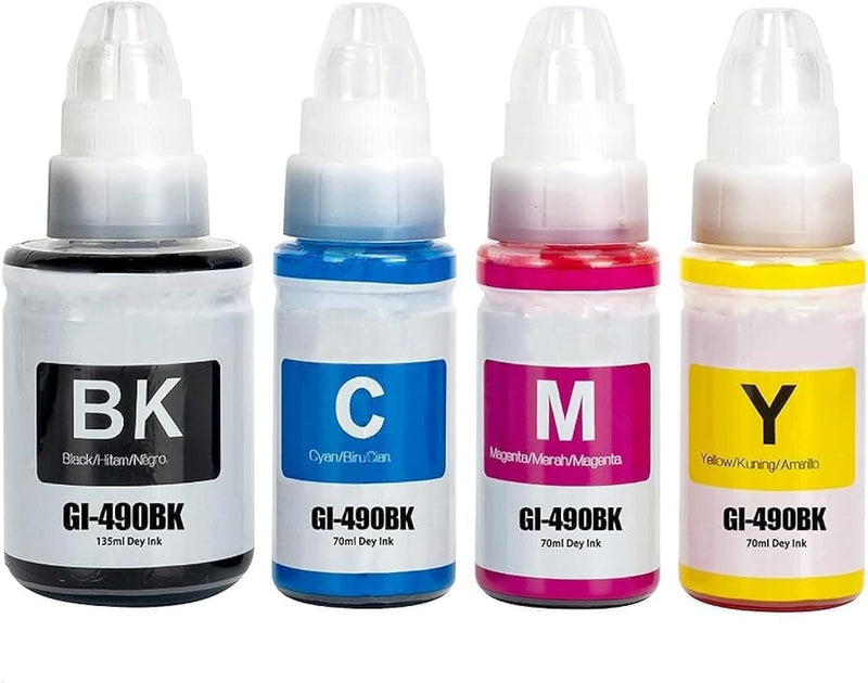 Huismerk Canon GI-490 / GI-590 Navulinkt Multipack Inktkenners