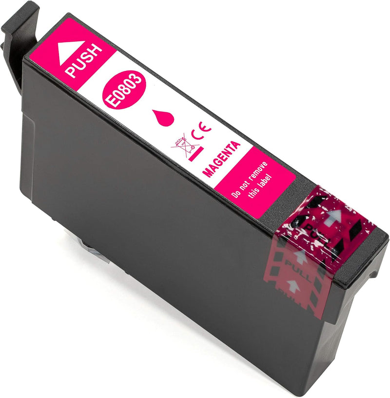 Huismerk Cartridge Epson T0803 Magenta - Inktkenners