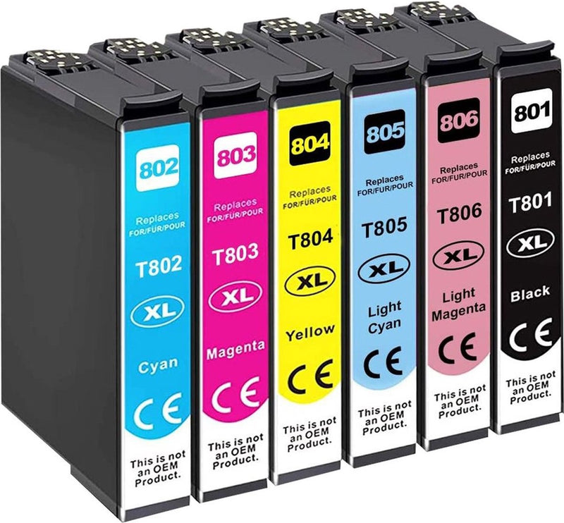 Huismerk Cartridges Epson T0807 Multipack 6 stuks- Inktkenners