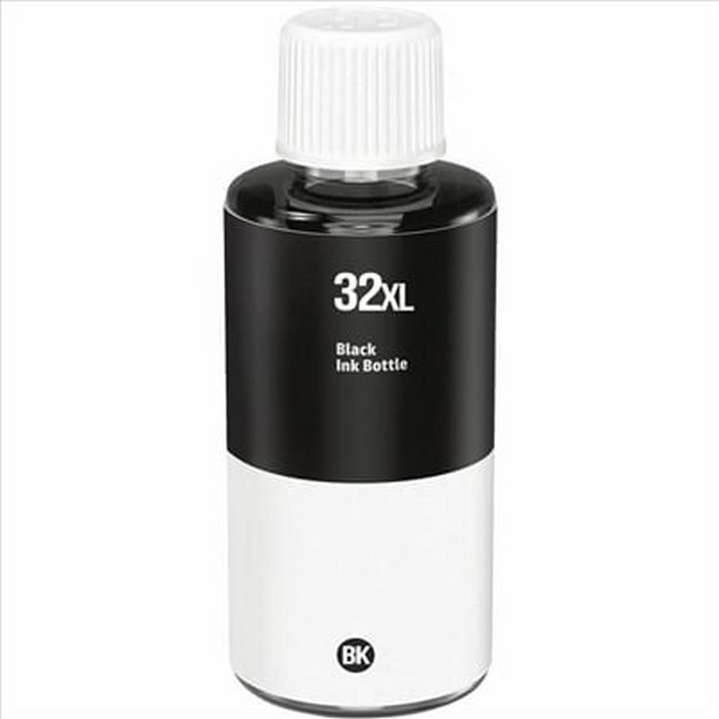 Huismerk HP 31/32XL Navulinkt Zwart - Inktkenners