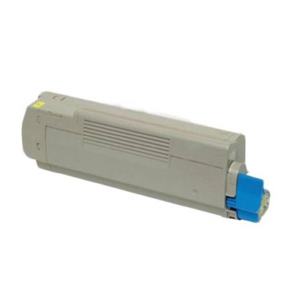 Huismerk OKI 46490605 / 46490608 Toner Geel - Inktkenners