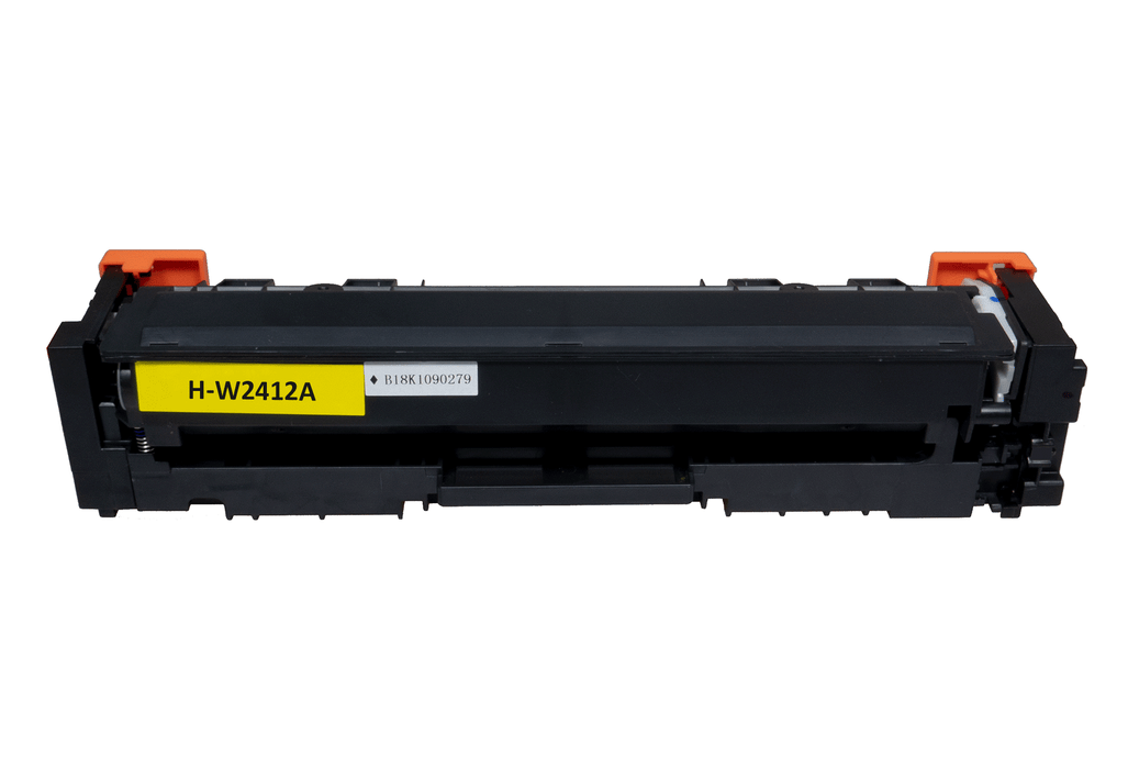 Huismerk gele toner cartridge compatibel met HP 216A model W2412A, ideaal voor het afdrukken van levendige afbeeldingen, aangeboden door Inktkenners.nl.