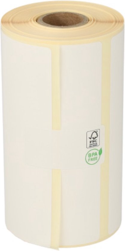 Huismerk label tape Zebra 3005281-T Wit permanent