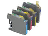 Huismerk Brother LC125XL Inktcartridge Multipack – Zwart, Cyaan, Magenta, Geel – Compatibel met MFC-J4510DW – Compleet & voordelig alternatief.