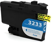 Huismerk Brother LC-3233 / LC-3235 Cyaan Inktcartridge – Compatibel met Brother MFC-J6945DW – Levendige kleuren.
