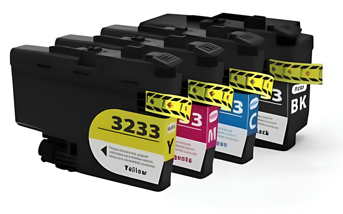 Huismerk Brother LC-3233 / LC-3235 Inktcartridge Multipack – Zwart, Cyaan, Magenta, Geel – Complete printoplossing voor MFC-serie.