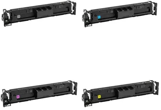 Huismerk HP 220A Toner Multipack – Zwart, Cyaan, Magenta, Geel – Compatibel met HP LaserJet Pro 4201/4301 – Complete voordelige printoplossing.