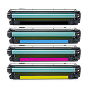 Huismerk HP 650A Toner Multipack – Zwart, Cyaan, Magenta, Geel – Compatibel met HP M750 – Complete voordelige printoplossing.