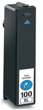 Huismerk Lexmark 100XL Cyaan Inktcartridge – Compatibel met Lexmark Pinnacle Pro901, Interact S605 – Levendige kleuren & scherpe afdrukken.