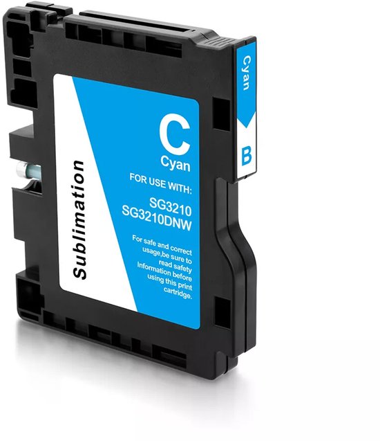 Huismerk Ricoh GC51 Cyaan Inktcartridge – Compatibel met Ricoh SG 2010L – Levendige kleuren & scherpe afdrukken.