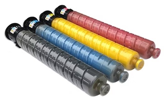 Huismerk Ricoh MP C3503 Toner Multipack – Zwart, Cyaan, Magenta, Geel – Compatibel met MP C3003, MP C6003 – Voordelige printoplossing.