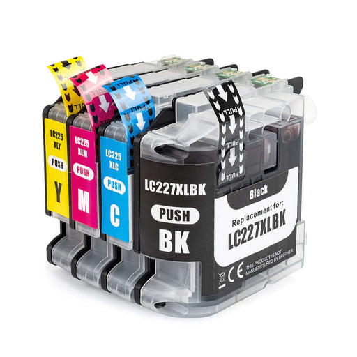 Brother LC225 / 227 set Cartridge - Huismerk