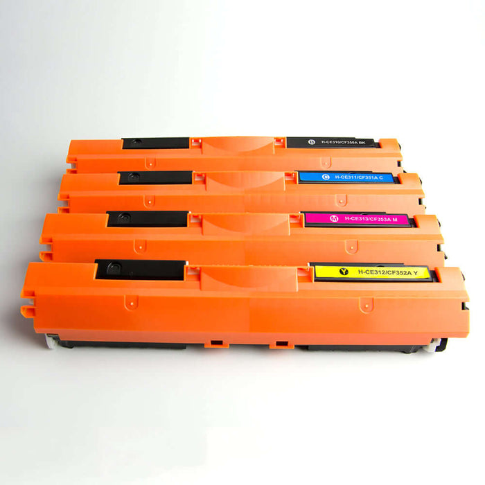 Toner cartridge Multipack voor HP CE310A en CF350a - Inktkenners Huismerk