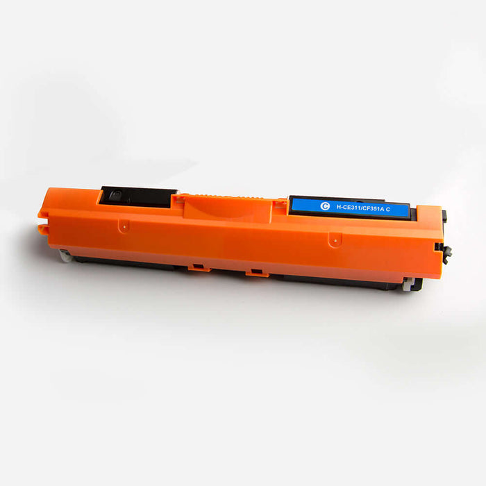 Toner Cyaan cartridge voor HP CE310A en CF350a - Inktkenners Huismerk